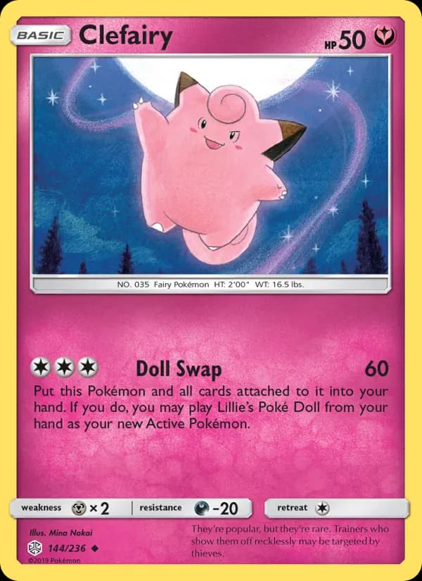 Clefairy #144 — Cosmic Eclipse