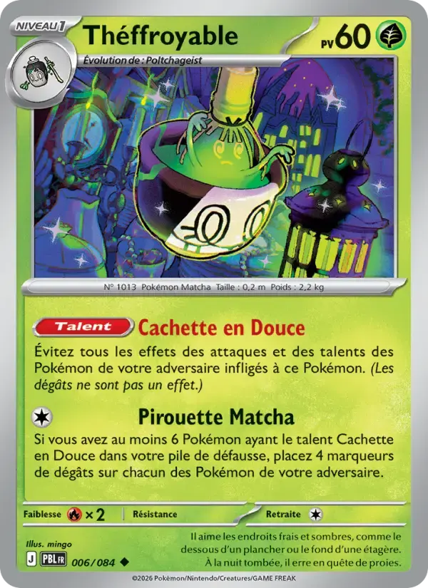 Carte Pokémon Théffroyable #006 — Nuit Noire