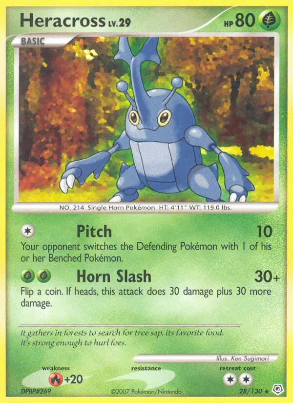 Heracross #28 — Diamond & Pearl