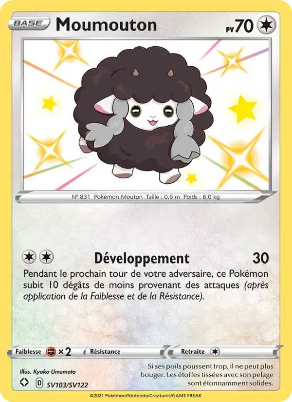 Carte Pokémon Moumouton #SV103 — Destinées Radieuses