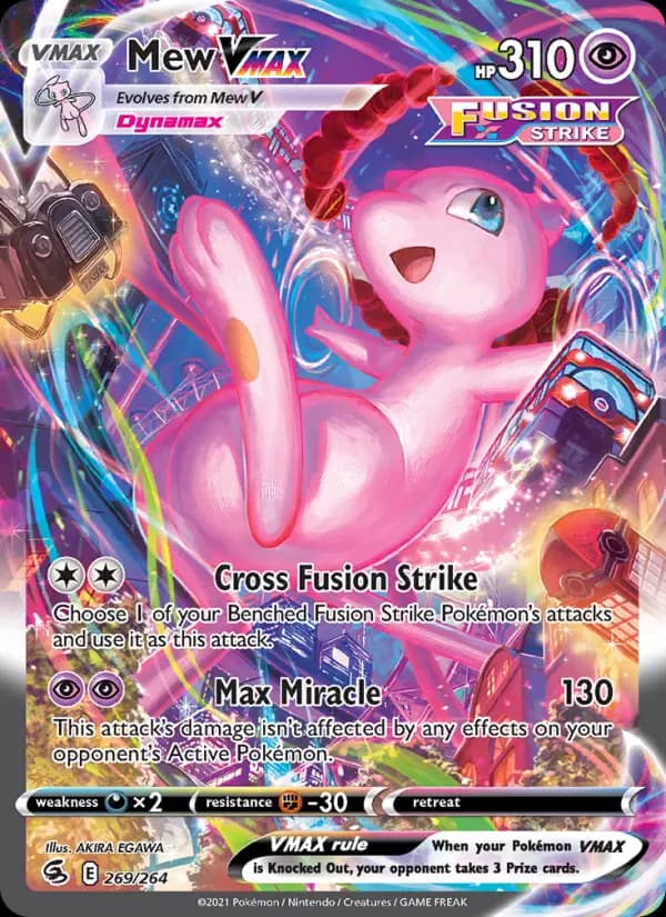 Mew VMAX #269 — Fusion Strike
