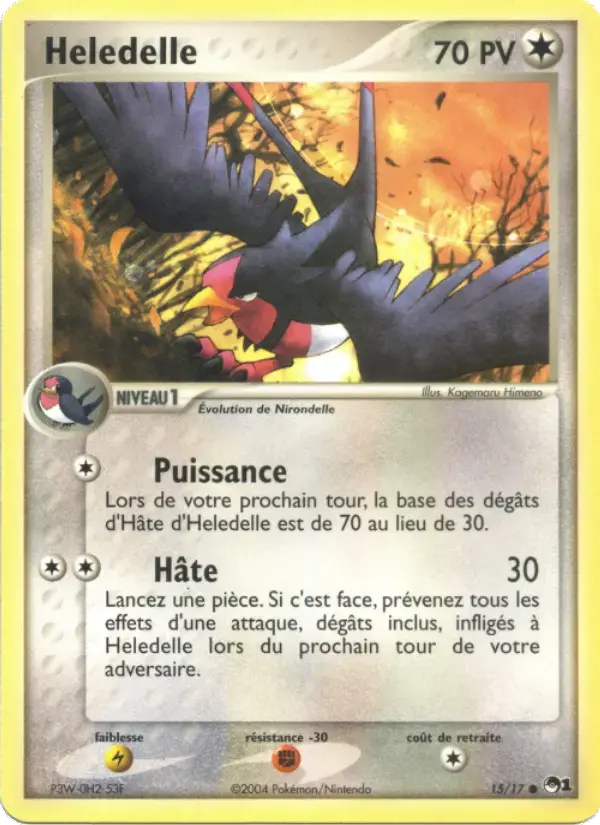 Carte Pokémon Heledelle #15 — POP 1