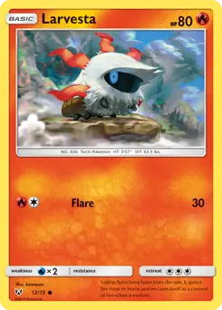 Larvesta #12 — Shining Legends