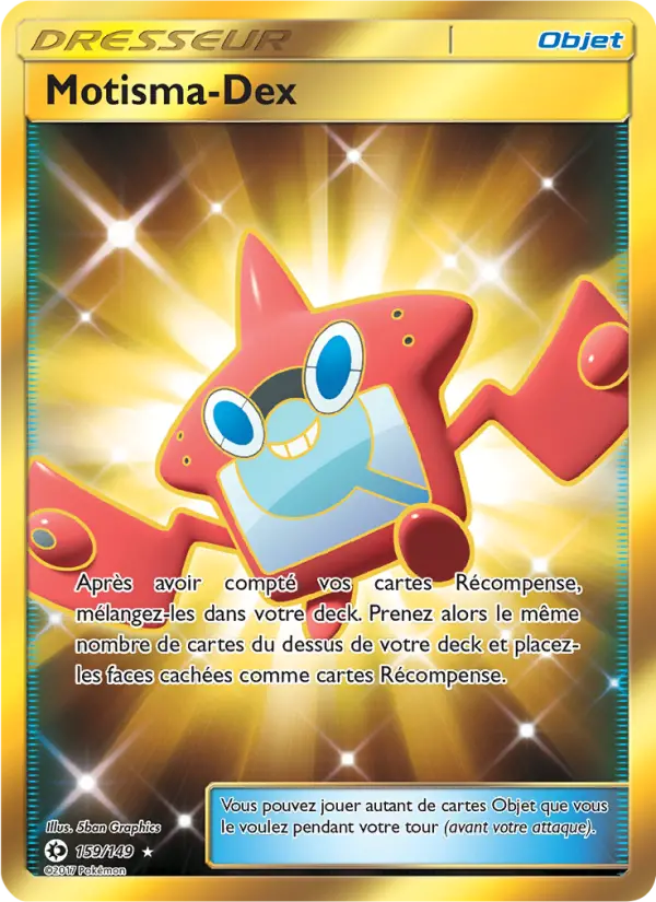 Carte Pokémon Motisma-Dex #159 — Soleil et Lune