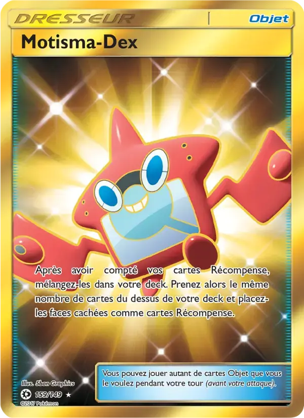Carte Pokémon Motisma-Dex #159 — Soleil et Lune