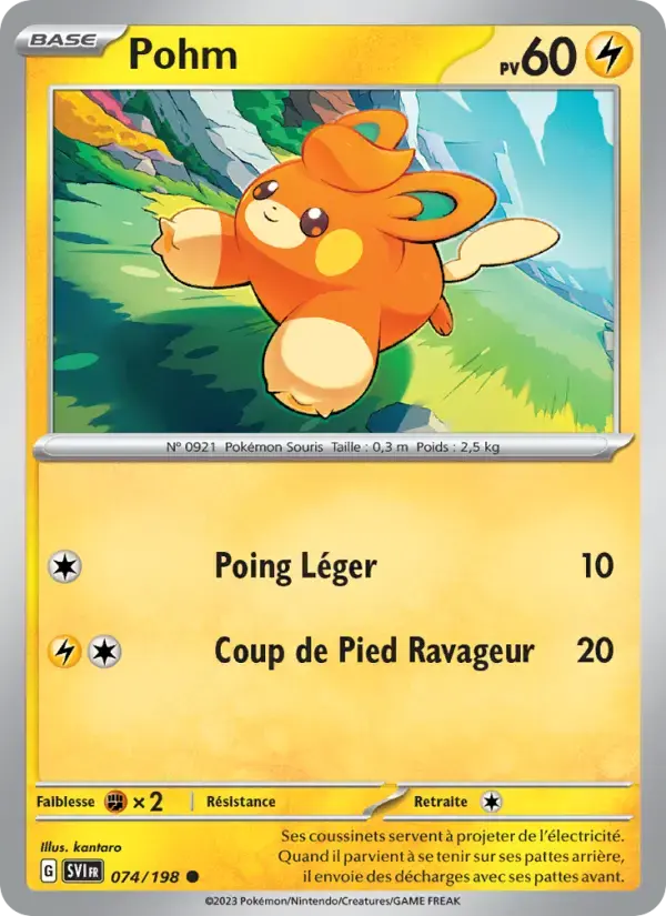 Carte Pokémon Pohm #074 — Écarlate et Violet