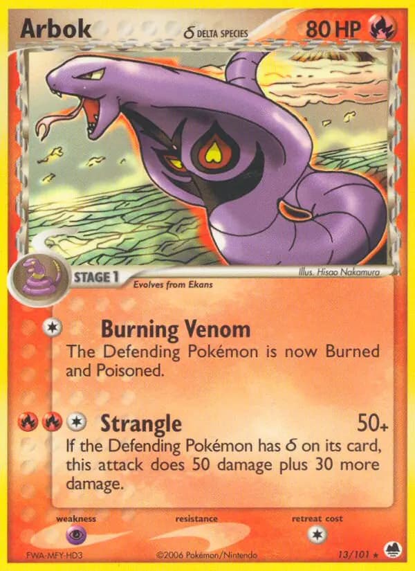 Arbok δ #013 — Dragon Frontiers