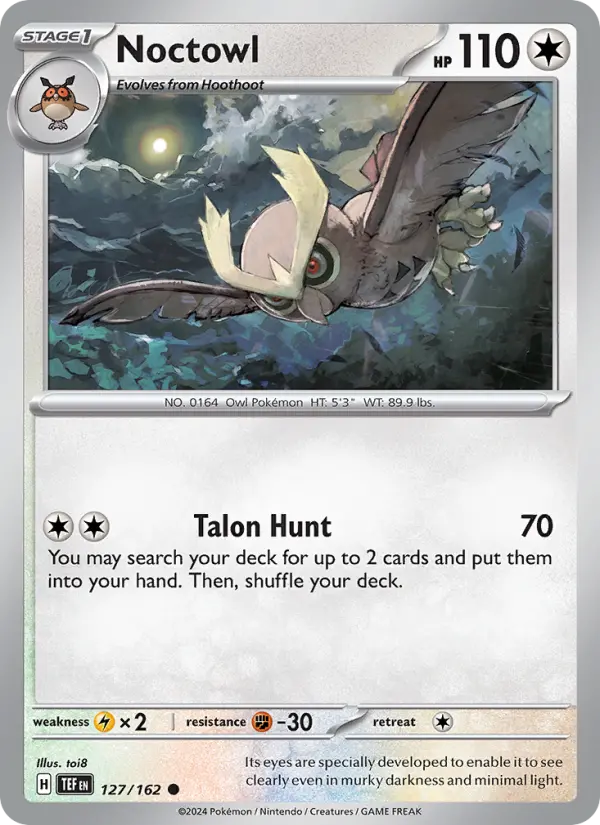 Carte Pokémon Noarfang #127 — Forces Temporelles