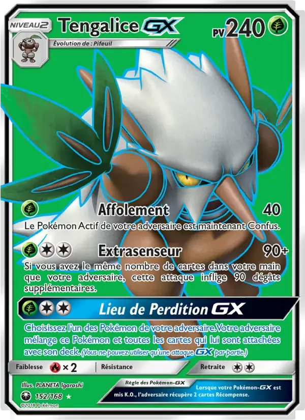 Carte Pokémon Tengalice GX #152 — Tempête Céleste