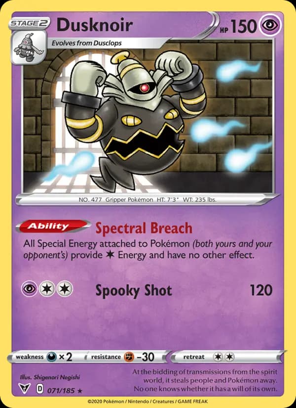 Dusknoir #71 — Vivid Voltage