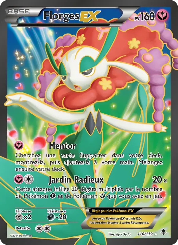 Carte Pokémon Florges EX #116 — Vigueur Spectrale
