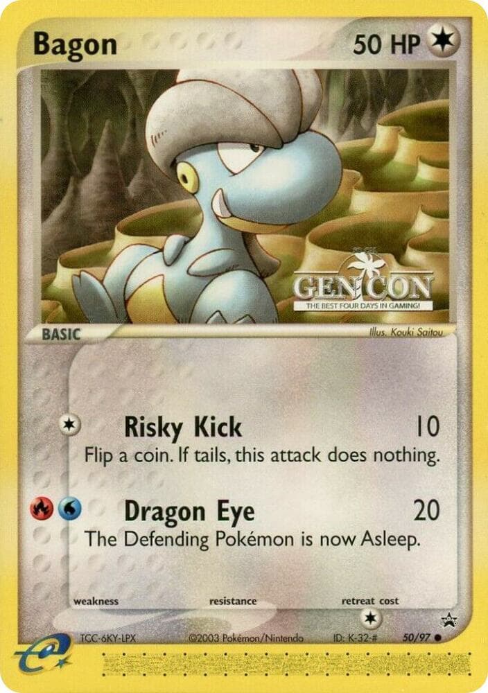 Bagon #50 — Nintendo Black Star Promos