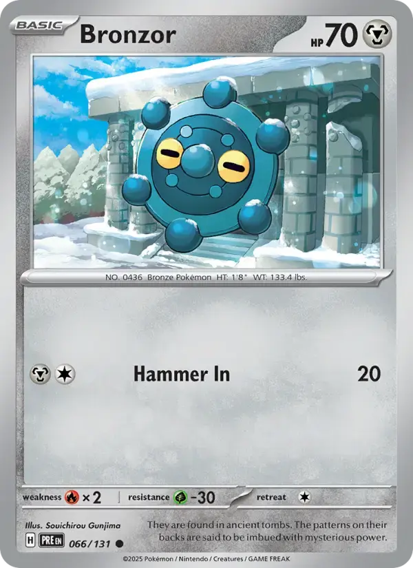 Bronzor #066 — Prismatic Evolutions