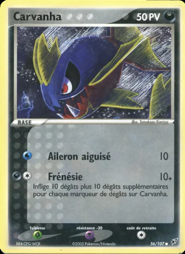 Carte Pokémon Carvanha #56 — Deoxys