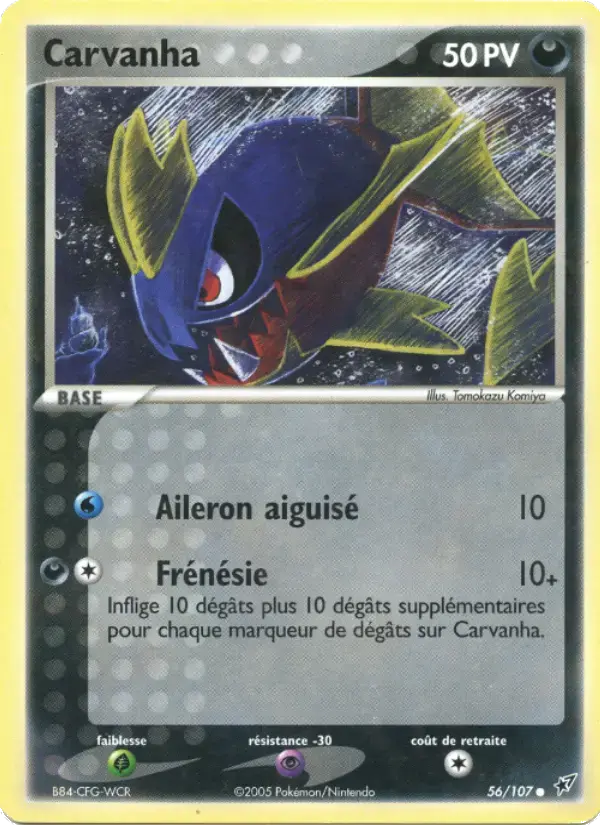 Carte Pokémon Carvanha #56 — Deoxys