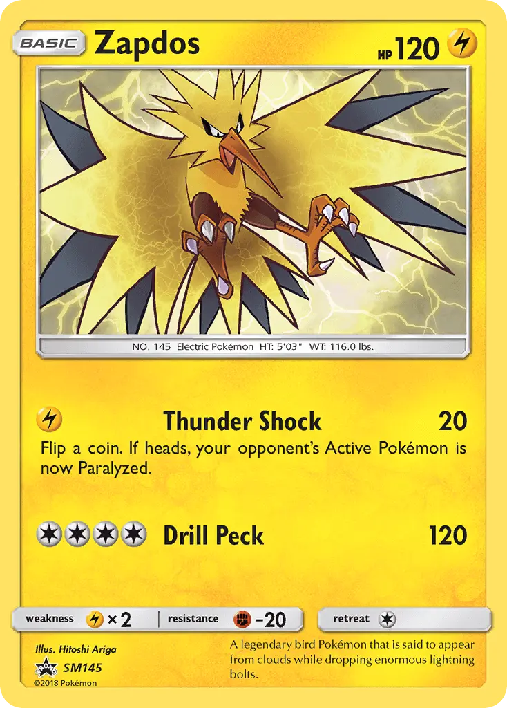 Carte Pokémon Électhor #SM145 — Promos Soleil et Lune