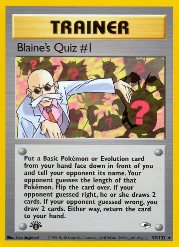 Blaine's Quiz #1 #97 — Gym Heroes