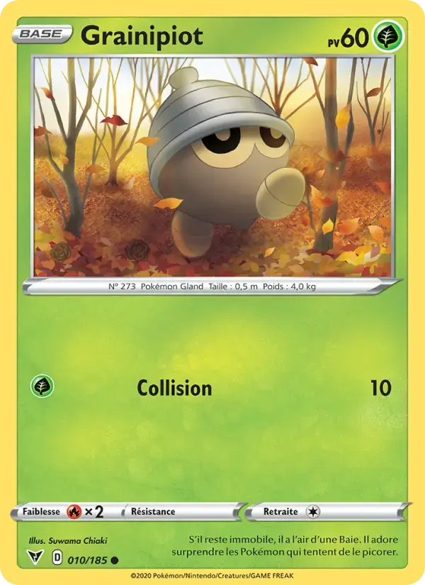 Carte Pokémon Grainipiot #10 — Voltage Éclatant