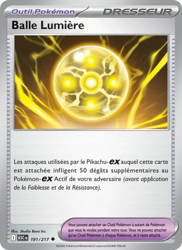 Carte Pokémon Balle Lumière #191 — Héros Transcendants
