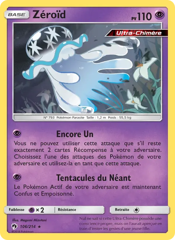 Carte Pokémon Zéroïd #106 — Tonnerre Perdu
