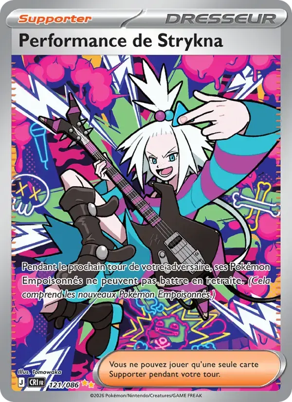Carte Pokémon Performance de Strykna #121 — Chaos Ascendant