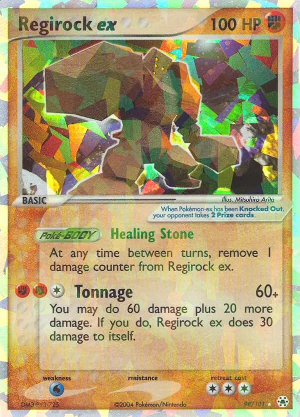Regirock ex #98 — Hidden Legends