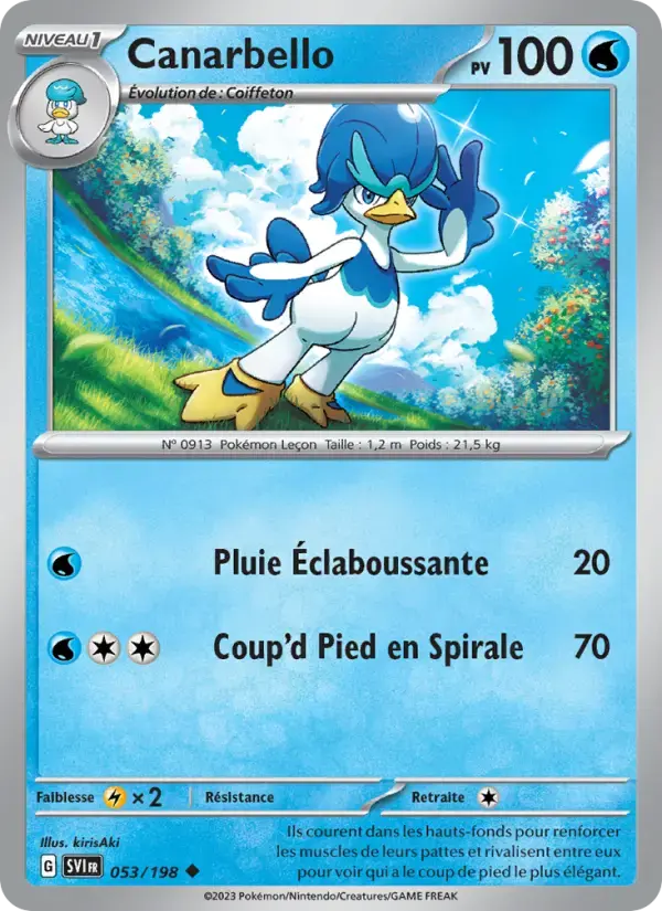 Carte Pokémon Canarbello #053 — Écarlate et Violet