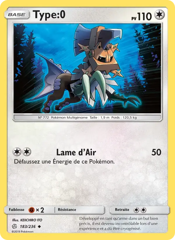 Carte Pokémon Type:0 #183 — Éclipse Cosmique