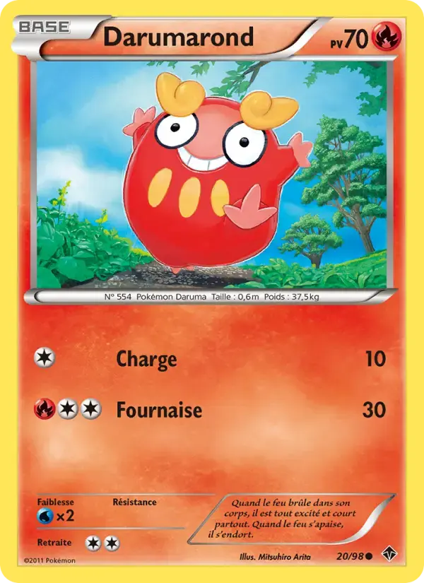 Carte Pokémon Darumarond #20 — Pouvoirs Émergents