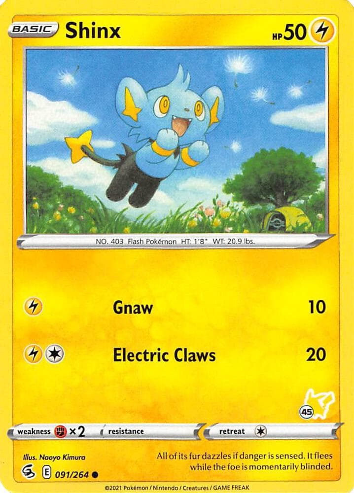 Shinx #091 Stamp V2 — Fusion Strike