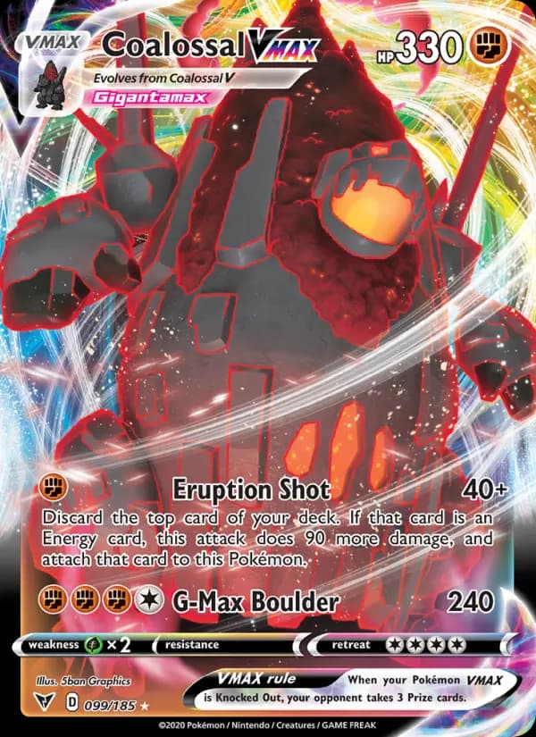 Coalossal VMAX #99 — Vivid Voltage