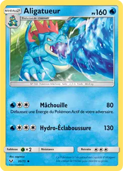 Carte Pokémon Aligatueur #20 — Légendes Brillantes