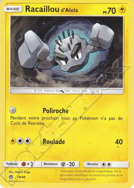 Alolan Geodude #18 — 2018 McDonald's Collection
