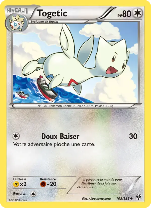 Carte Pokémon Togetic #103 — Tempête Plasma