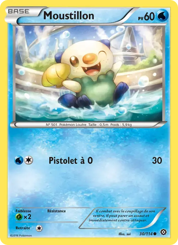 Carte Pokémon Moustillon #30 — Offensive Vapeur