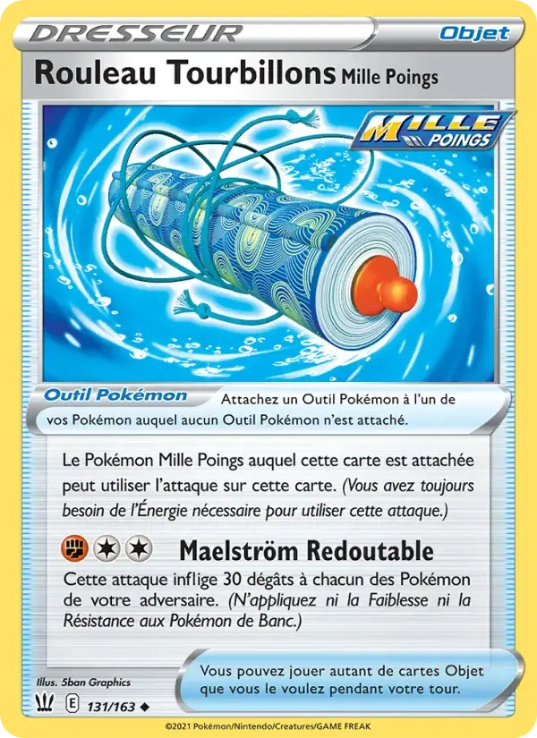 Carte Pokémon Rouleau Tourbillons Mille Poings #131 — Styles de Combat
