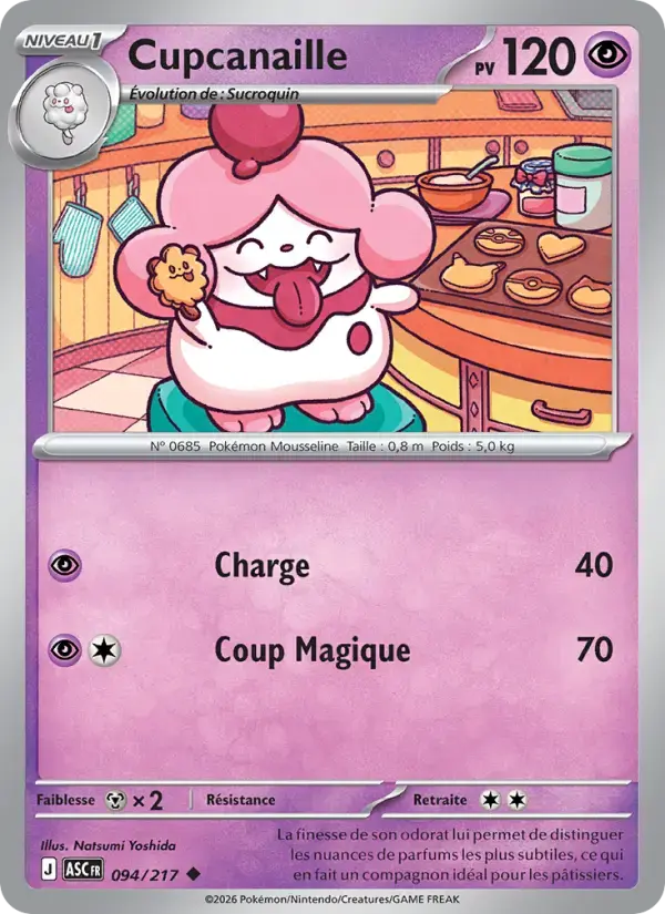 Carte Pokémon Cupcanaille #094 — Héros Transcendants