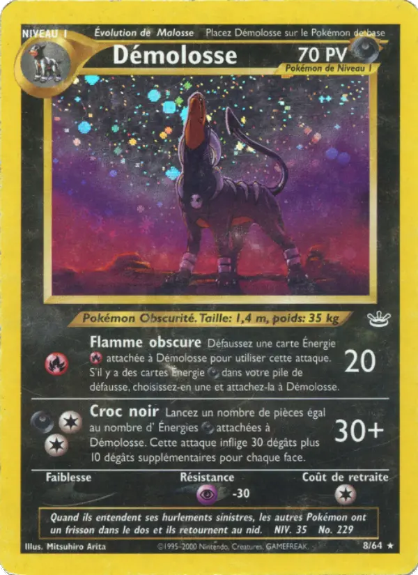 Carte Pokémon Démolosse #8 — Neo Revelation