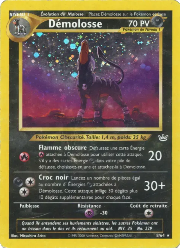Carte Pokémon Démolosse #8 — Neo Revelation