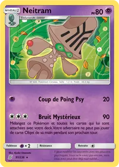 Carte Pokémon Neitram #91 — Harmonie des Esprits
