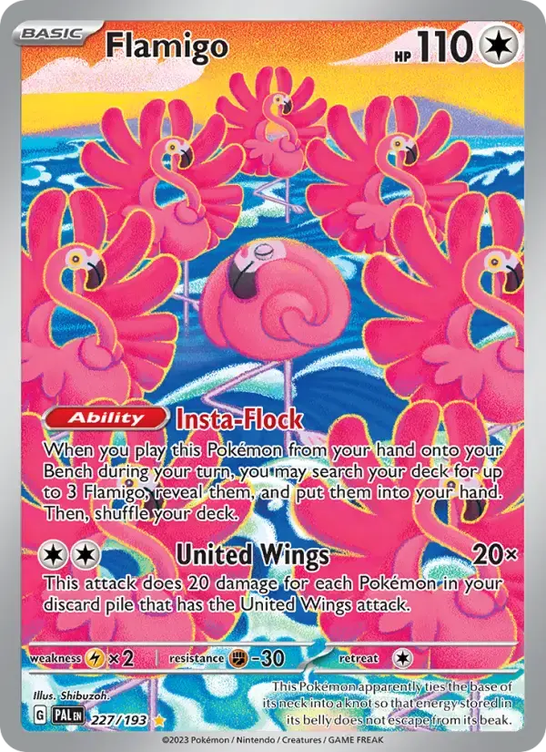Flamigo #227 — Paldea Evolved