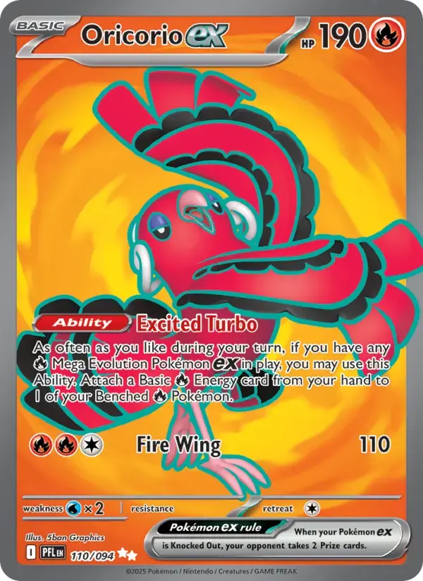 Oricorio ex #110 — Phantasmal Flames