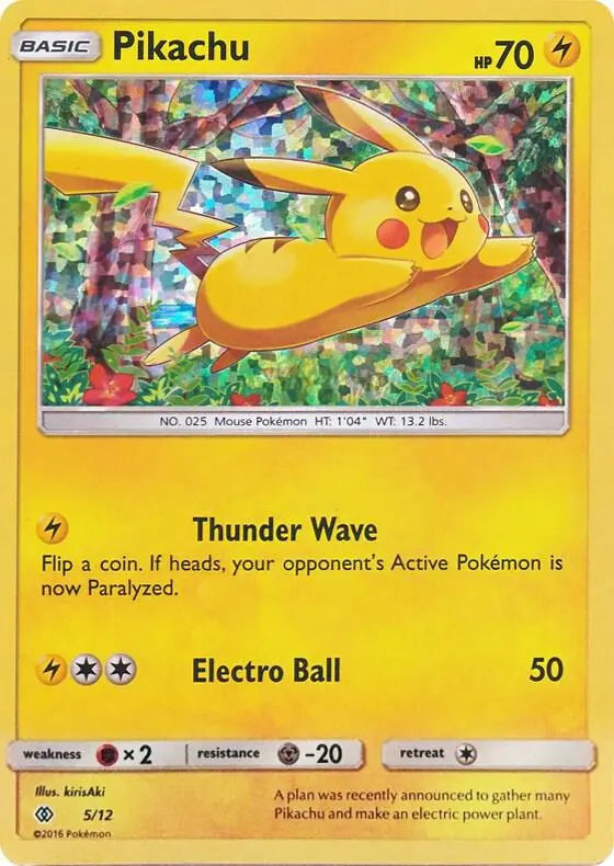 Pikachu #5 — 2017 McDonald's Collection
