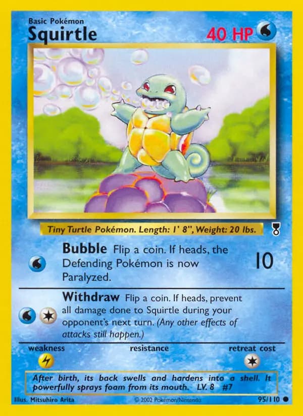 Squirtle #95 — Legendary Collection