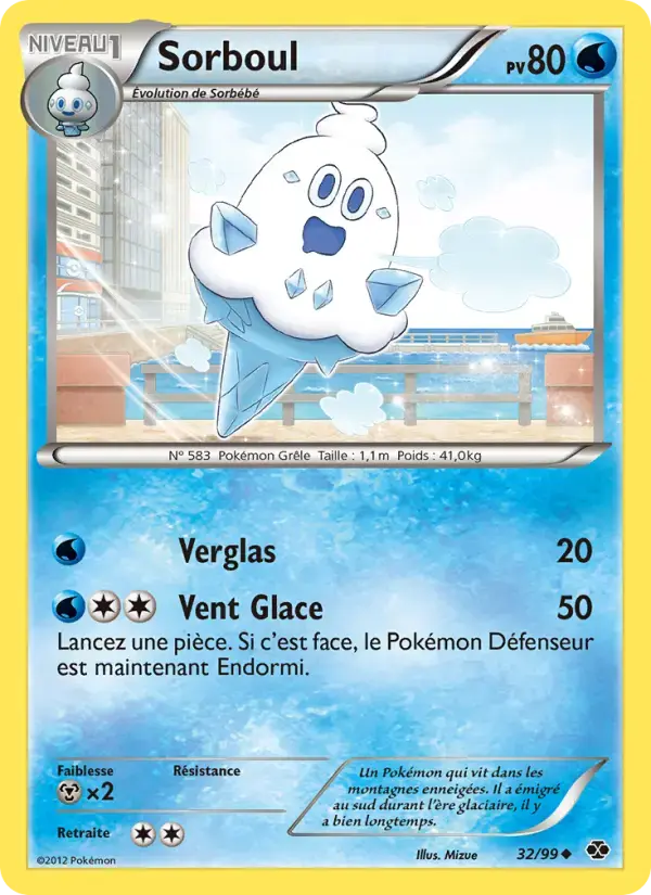 Carte Pokémon Sorboul #32 — Destinées Futures