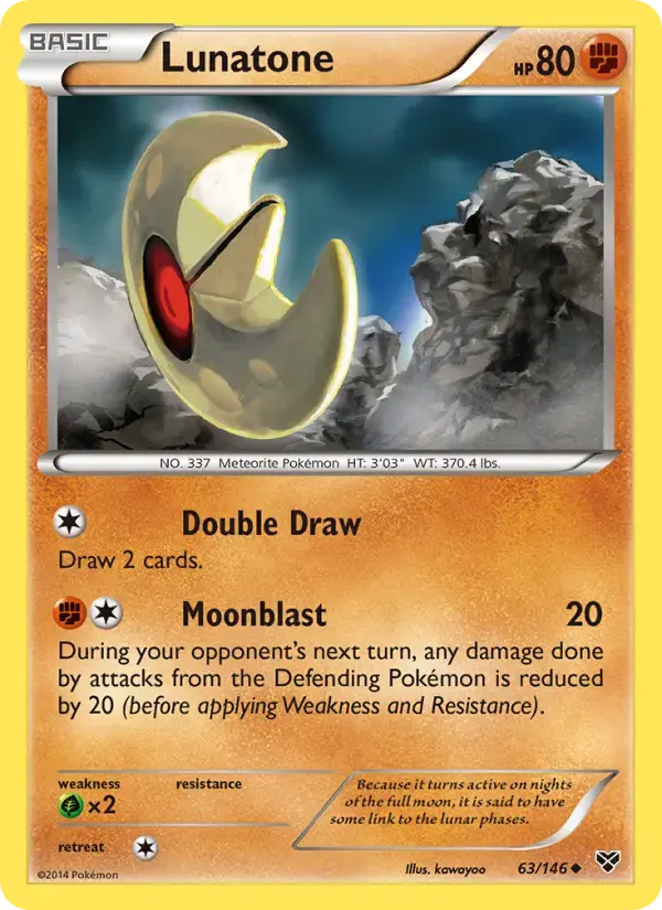 Lunatone #63 — XY