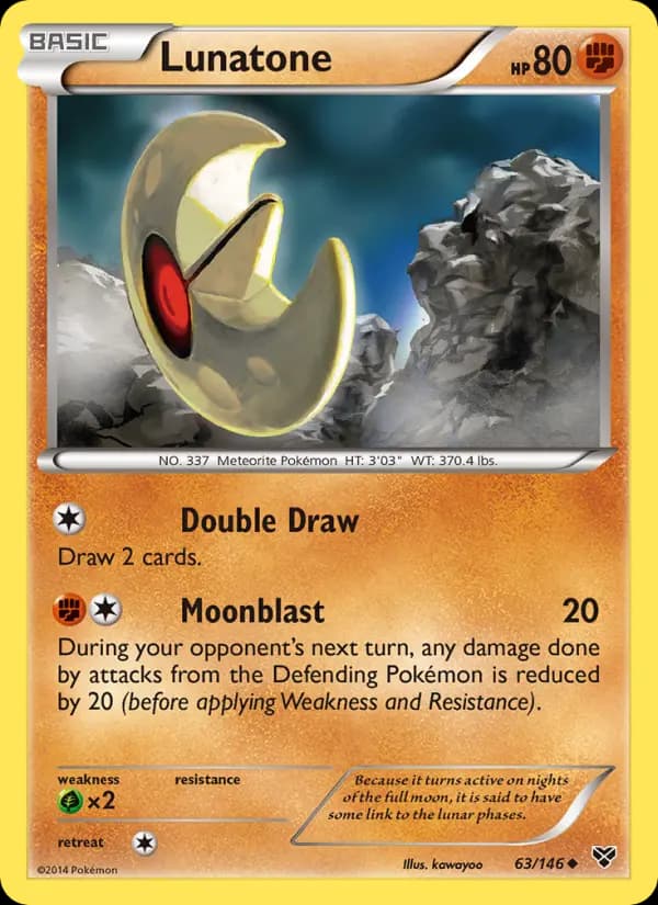 Lunatone #63 — XY