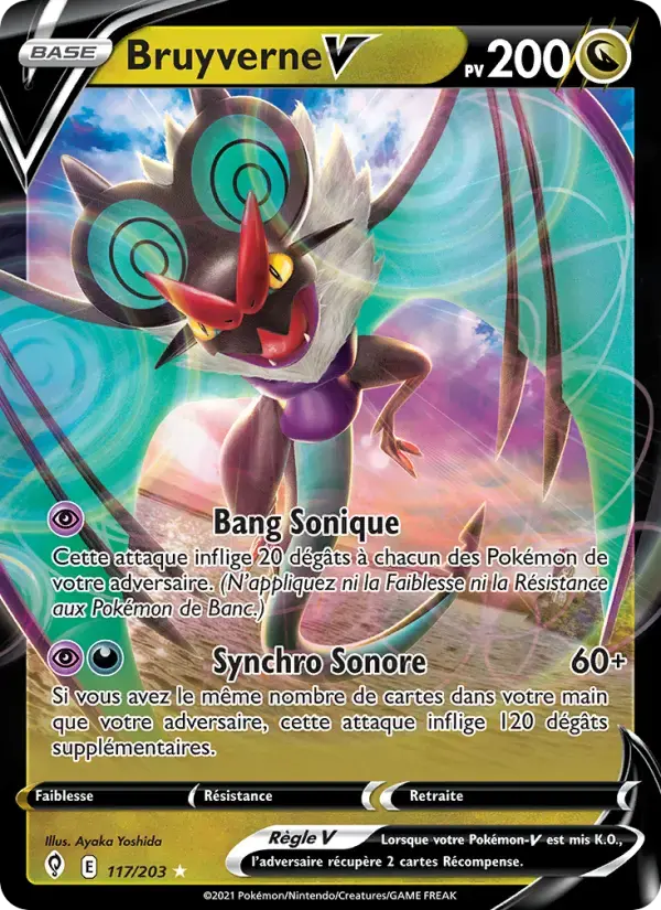 Carte Pokémon Bruyverne V #117 — Évolution Céleste