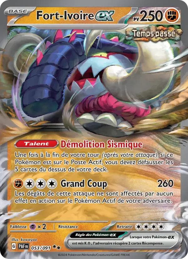 Carte Pokémon Fort-Ivoire-ex #053 — Destinées de Paldea