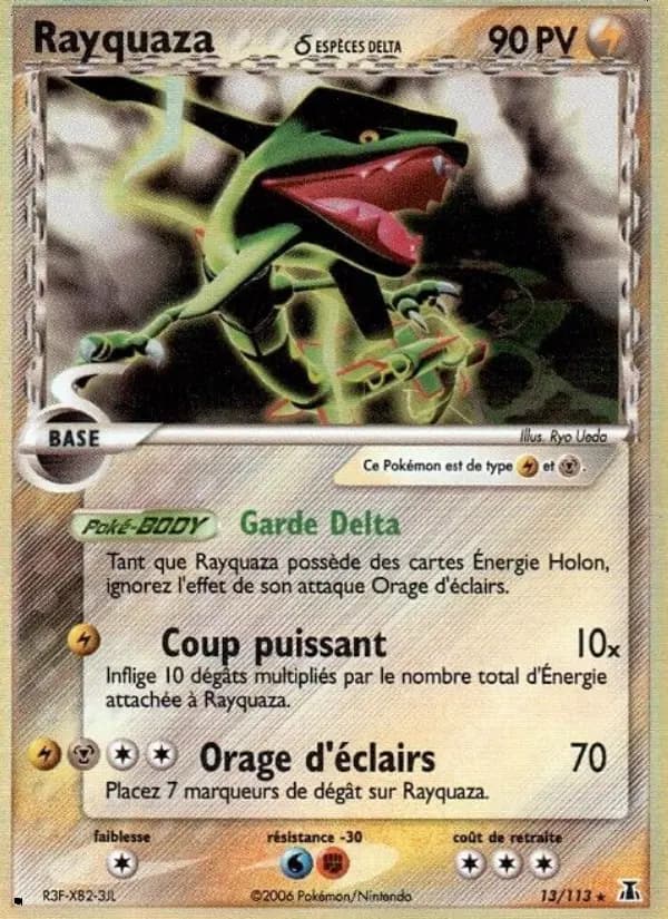 Carte Pokémon Rayquaza δ #13 — Espèces Delta